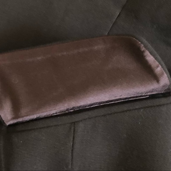 Donna Karan New York Chocolate Brown Wool Blazer Sz 4 - Picture 4 of 12